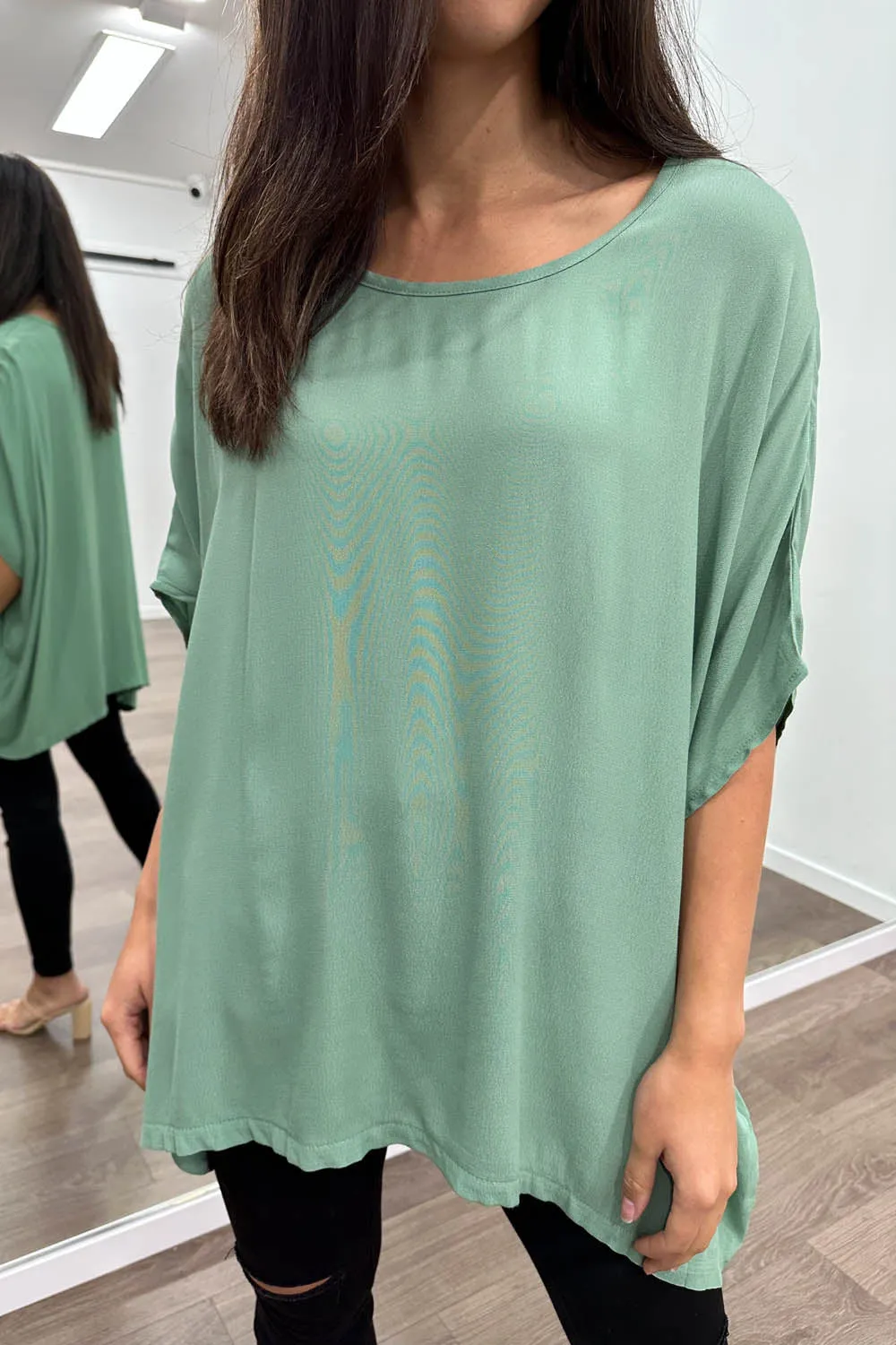 Zara Basic Drape Top