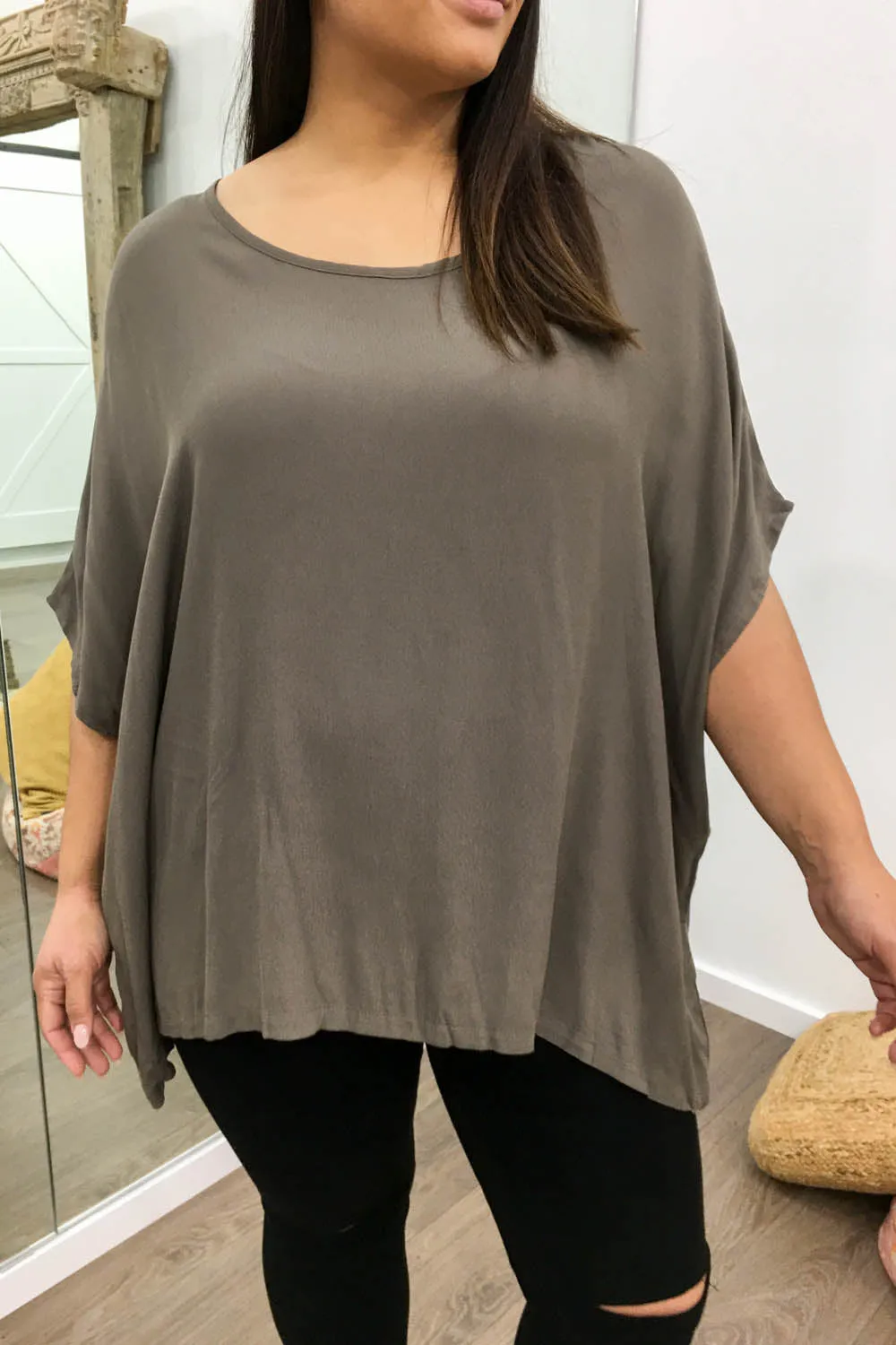 Zara Basic Drape Top