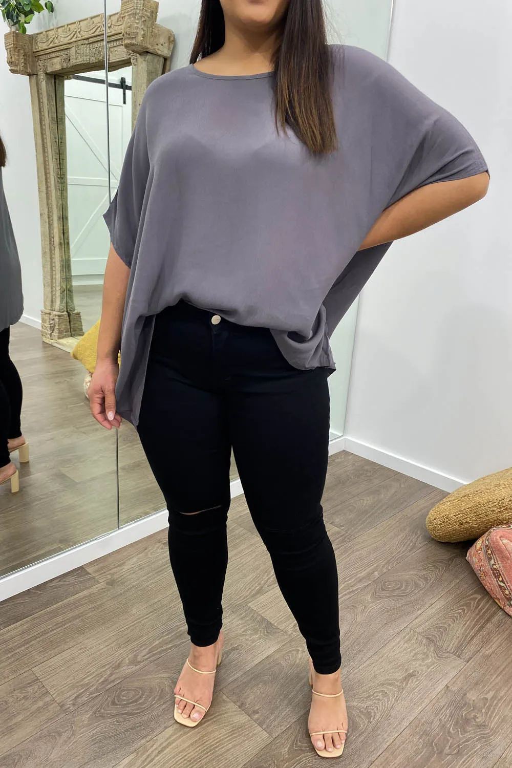 Zara Basic Drape Top